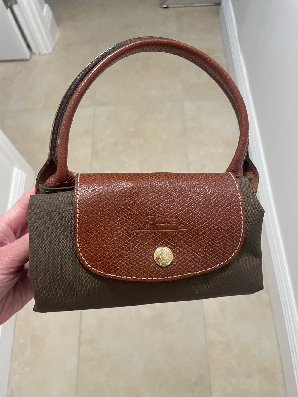 Longchamp brown taupe - Picture 9 of 9